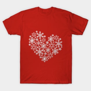 Heart snow T-Shirt